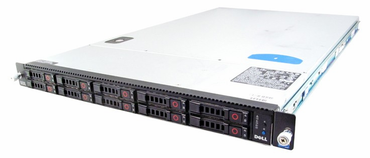 SERVER DELL POWEREDGE C1100 RACK 1U, BAREBONE, CHƯA CPU, CHUA RAM, CÓ 2 HEATSINK, 4 TRAY